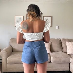 Loft Front Button Short